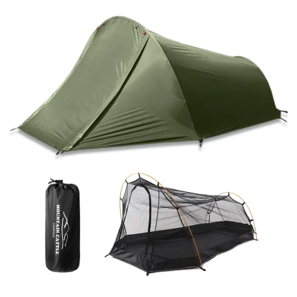 2 Person Camping Tent Outdoor Tents Waterproof Summer Beach Tent For Camping Biking Hiking Muntaineering Fishing
